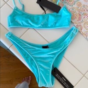 Blue Crush triangle bikini was the tags!!!